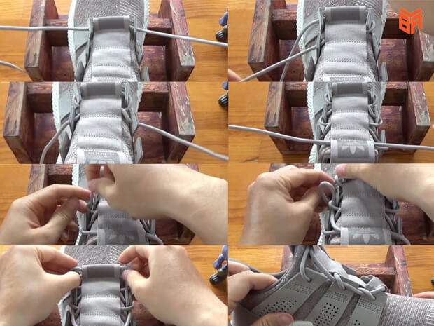 Cách buộc dây giày Prophere đẹp kiểu slip-on