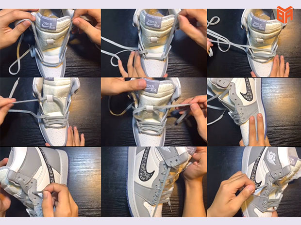 Hướng dẫn chi tiết cách buộc dây giày Alexander Mcqueen đơn giản mà đẹp