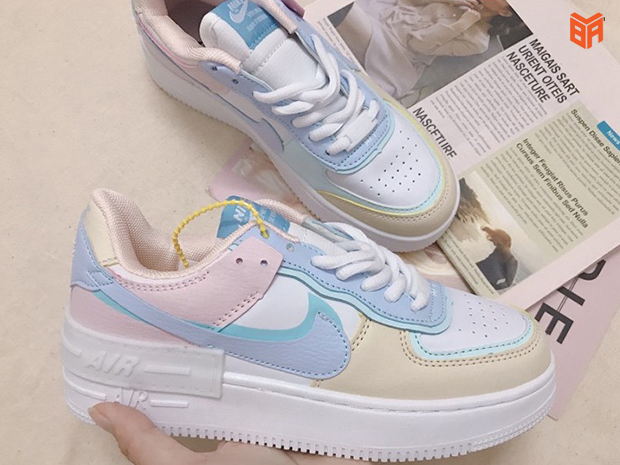Giay Nike Air Force 1 Shadow Macaroon Candy