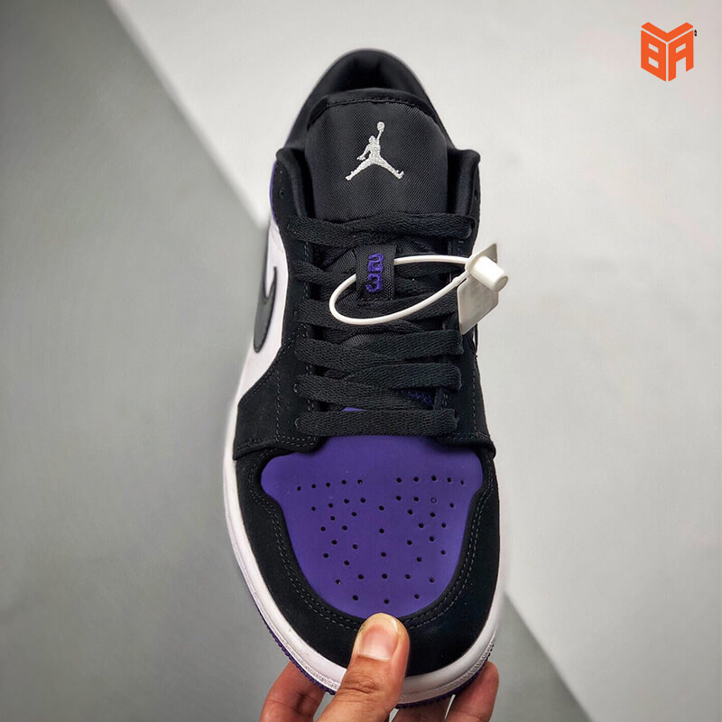 Jordan 1 Low Court Purple Black