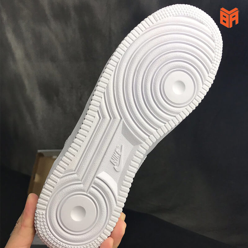 Nike Air Force 1 Mid All White/Cao Cổ Trắng