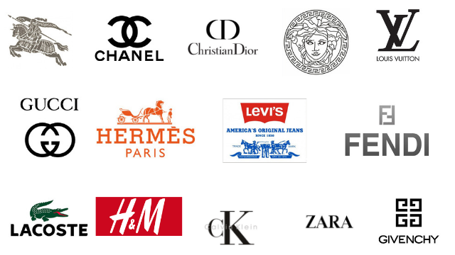 Logo các hãng thời trang nổi tiếng