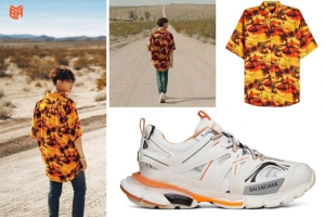 Lakbay giúp bạn phối đồ với Balenciaga track rep thường