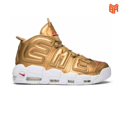 Giày Nike Air More Uptempo Supreme Gold/Vàng