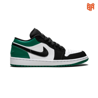 Giày Nike Jordan 1 Low Mystic Green Đen Xanh Lá (Rep 11)