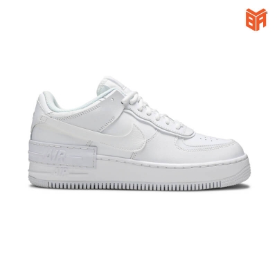 Giày Nike Air Force 1 Shadow Triple White/Trắng (Rep 11)