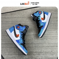 Giày Nike Jordan 1 Loang Xanh (Rep 11)