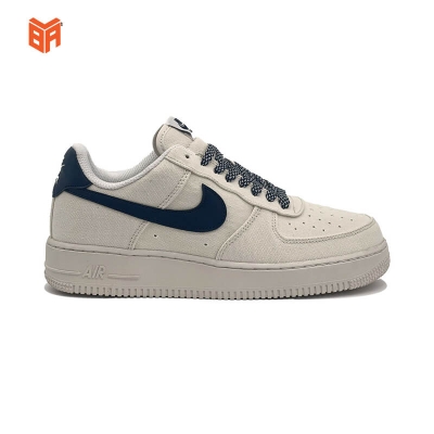 Giày Nike Air Force 1 Low Canvas Stussy Navy Rep 1:1
